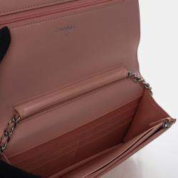 Pre Owned Chanel Caviar Mademoiselle Wallet On Chain (WOC)