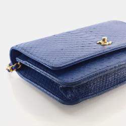 Pre Owned محفظة شانيل بايثون سلسلة (WOC)