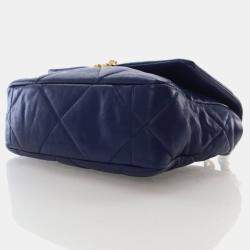 Pre Owned Chanel Medium Lambskin 19 Flap Bag