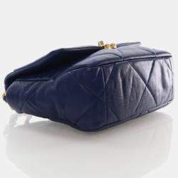 Pre Owned Chanel Medium Lambskin 19 Flap Bag