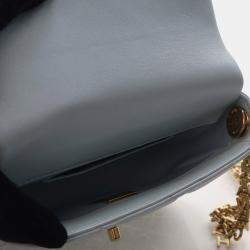 Pre Owned Chanel Mini Lambskin Square Flap Bag