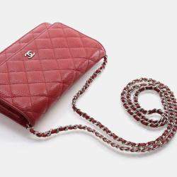 Pre Owned Chanel Caviar Wallet On Chain (WOC)