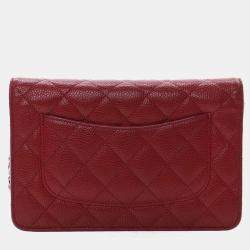 Pre Owned Chanel Caviar Wallet On Chain (WOC)