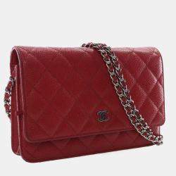 Pre Owned Chanel Caviar Wallet On Chain (WOC)