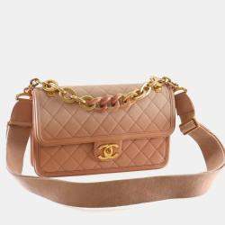 Pre Owned Chanel Medium Caviar Sunset On The Sea Flap