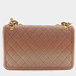 Pre Owned Chanel Medium Caviar Sunset On The Sea Flap