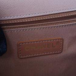 Pre Owned Chanel Medium Caviar Sunset On The Sea Flap