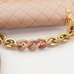 Pre Owned Chanel Medium Caviar Sunset On The Sea Flap