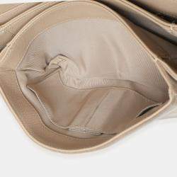 Pre Owned حقيبة فلاب شانيل شامواه كافيار مبطنة بيج سلسلة كوكو السيدة