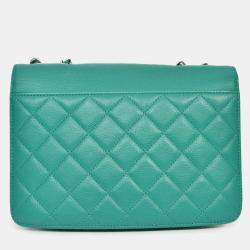 مملوكة مسبقًا Chanel 2017 Green Leather CC Urban Companion Flap Bag