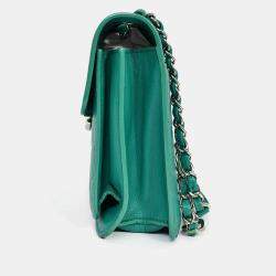 مملوكة مسبقًا Chanel 2017 Green Leather CC Urban Companion Flap Bag