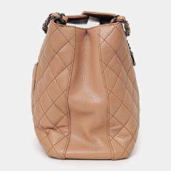 Pre Owned حقيبة شوبنغ شانيل بيج كافيار جلد مبطن مدينة كبيرة 2015-16