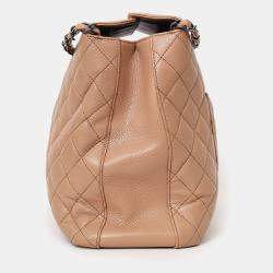 Pre Owned حقيبة شوبنغ شانيل بيج كافيار جلد مبطن مدينة كبيرة 2015-16