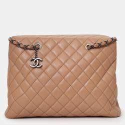 Pre Owned حقيبة شوبنغ شانيل بيج كافيار جلد مبطن مدينة كبيرة 2015-16