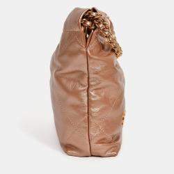 مملوكة مسبقًا Chanel 2021 Rose Metallic Quilted Calfskin Mini Chanel 22 Hobo Bag