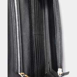 مملوكة مسبقًا محفظة شانيلا بوي 2018/19 سلسلة CC جلد كافيار أسود