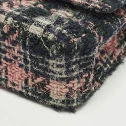 مملوكة مسبقًا Chanel Classic Double Flap Medium Multicolor Tweed Shoulder Bag