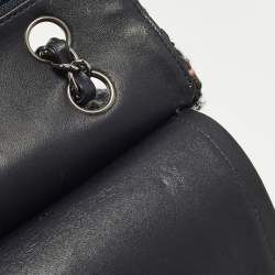 مملوكة مسبقًا Chanel Classic Double Flap Medium Multicolor Tweed Shoulder Bag