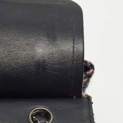 مملوكة مسبقًا Chanel Classic Double Flap Medium Multicolor Tweed Shoulder Bag