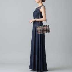 مملوكة مسبقًا Chanel Classic Double Flap Medium Multicolor Tweed Shoulder Bag