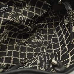 Pre Owned حقيبة يد توتس شانيل جلد أسود 31 رو كامبون