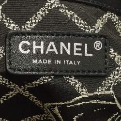 Pre Owned حقيبة يد توتس شانيل جلد أسود 31 رو كامبون