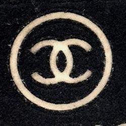 مملوكة مسبقًا حقيبة شانيل دوبلفيل قماش أسود جديدة متوسطة