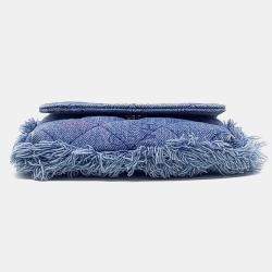 مملوكة مسبقًا Chanel Blue Denim Crossbody Bag
