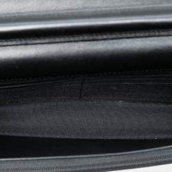 Pre Owned Chanel Black Quilted Lambskin Boy Wallet On Chain