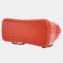 مملوكة مسبقًا Chanel Red Small Aged Calfskin Gabrielle Backpack