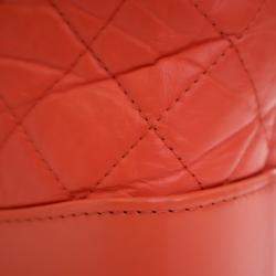 مملوكة مسبقًا Chanel Red Small Aged Calfskin Gabrielle Backpack