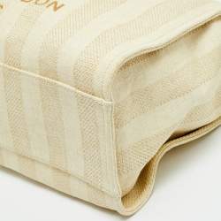 Pre Owned Chanel Deauville Extra Large Tan/Natural Raffia Shopper Tote