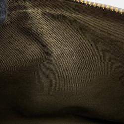 Pre Owned Chanel Cc Logo Chain shoulder Bag Brown Leather