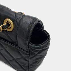 مملوكة مسبقًا Chanel Matelasse Flap Bag Chain shoulder Black Lambskin Size 21