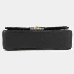 مملوكة مسبقًا Chanel Matelasse W Flap Chain shoulder Black Lambskin Size 25