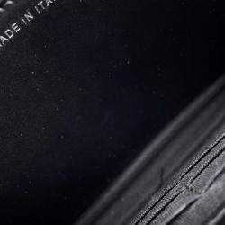 Pre Owned Chanel Matelasse Chain Wallet Black Caviar Leather