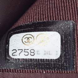 Pre Owned Chanel Classic Small Black Quilted Caviar Leather Flap Wallet