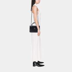 Pre Owned Chanel Black Small Lambskin Trendy CC Top Handle Bag