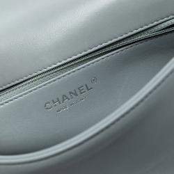 Pre Owned Chanel Shearling and Lambskin Patchwork No 5 Pop Art Flap