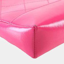 مملوكة مسبقًا حقيبة شانيل للتسوق جلد عجل وردية لامعة صغيرة 31