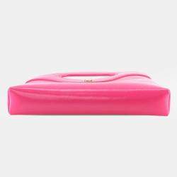 مملوكة مسبقًا حقيبة شانيل للتسوق جلد عجل وردية لامعة صغيرة 31