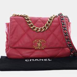 مملوكة مسبقًا Chanel Pink Medium Lambskin 19 Flap