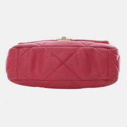 مملوكة مسبقًا Chanel Pink Medium Lambskin 19 Flap