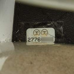 مملوكة مسبقًا حقيبة كتف شانيل بي في سي وجلد أسود/ شفاف ساند باي ذا سي كلاسيك بقلاب