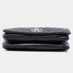 Pre Owned Chanel Black CC Quilted Astrakhan Single Flap