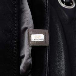 Pre Owned Chanel Black CC Quilted Astrakhan Single Flap