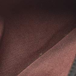 Pre Owned محفظة شانيل سي سي جلد برتقالي مبطن مع سلسلة