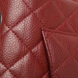 Pre Owned حقيبة شانيل قلاب كلاسيك صغيرة مستطيلة جلد مبطن وردي