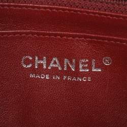 Pre Owned حقيبة شانيل قلاب كلاسيك صغيرة مستطيلة جلد مبطن وردي
