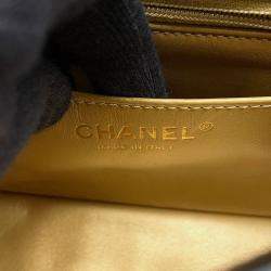 Pre Owned Chanel Mini Matelasse Single Flap Cocoball Chain shoulder Bag Black Lambskin Size Mini